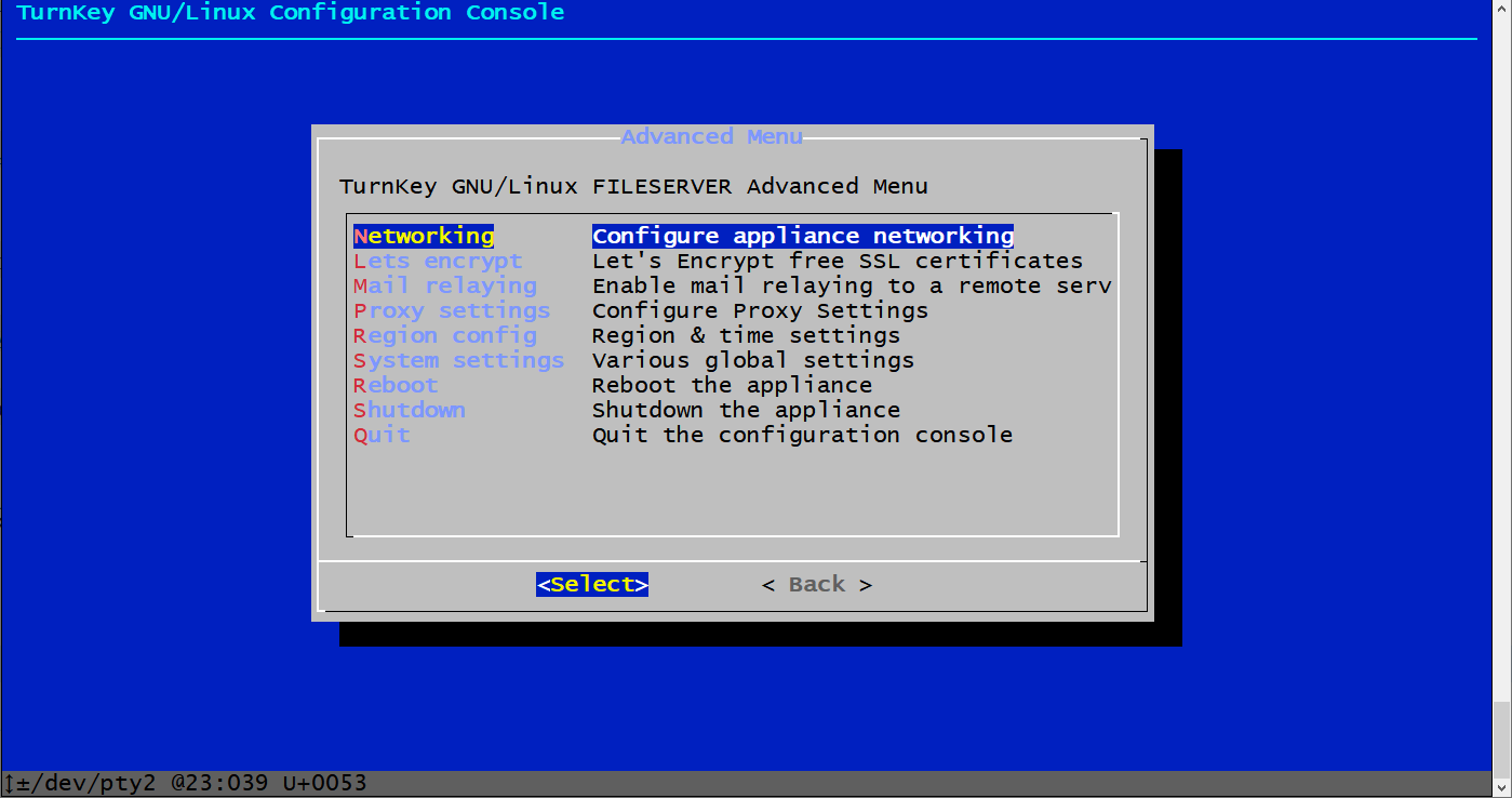 confconsole