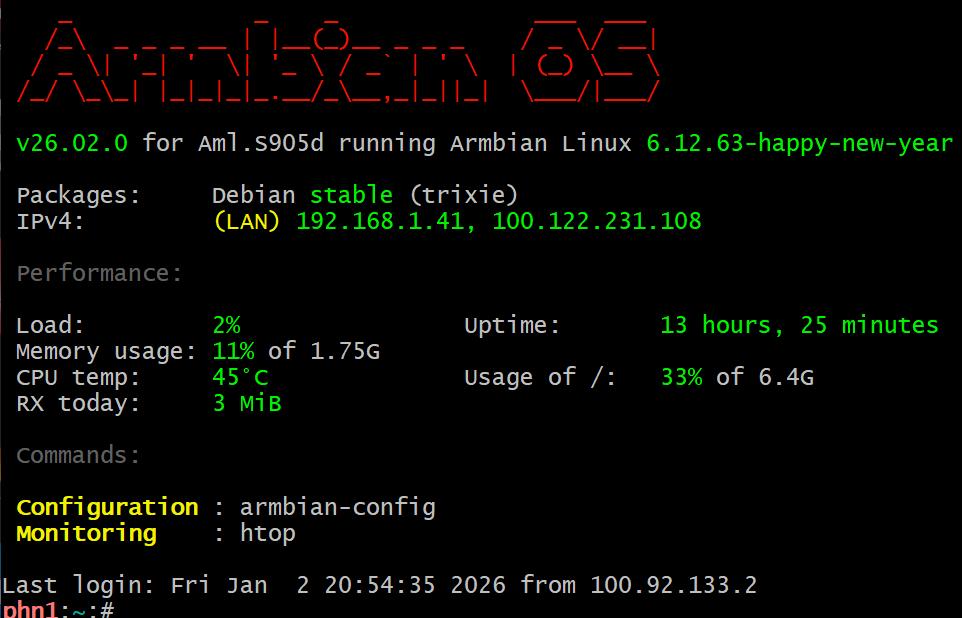 armbian phicomm n1